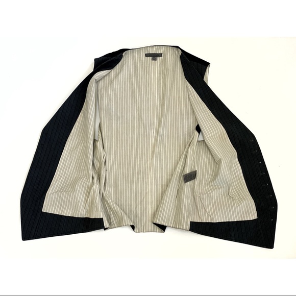 John Varvatos 8-Button Pinstriped Vest 52 EU - Picture 3 of 5